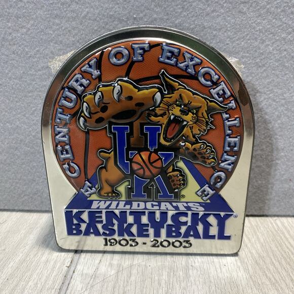 University Of Kentucky Basketball 100 Years 1903-2003 Collectible Golf Tin - Picture 1 of 5